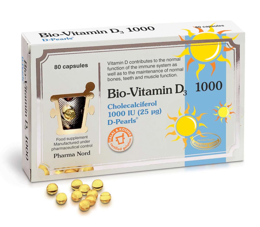 Pharma Nord Bio Vitamin D3 1000iu 80 caps
